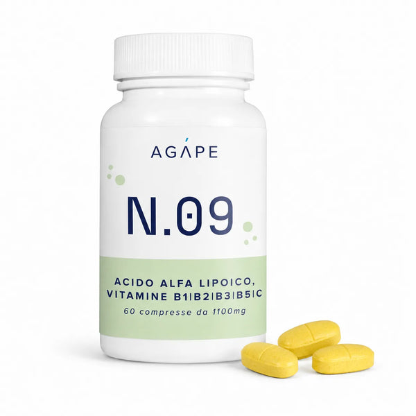 N.09 | ACIDO ALFA LIPOICO, VITAMINE B1|B2|B3|B5|C|