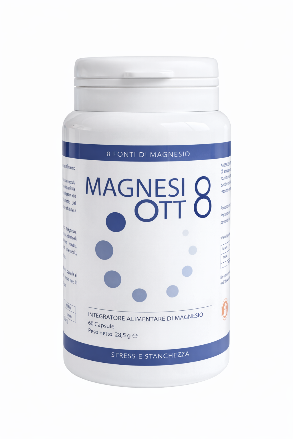 Magnesio Otto - Azione Completa con 8 Fonti di Magnesio