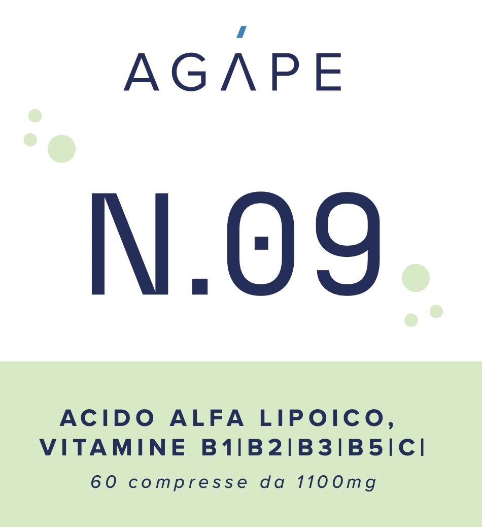 N.09 | ACIDO ALFA LIPOICO, VITAMINE B1|B2|B3|B5|C|