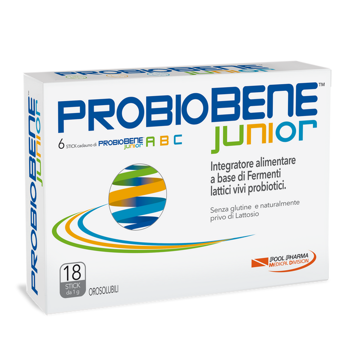PROMO: ProbioBene JUNIOR - PoolPharma | Probiotici Dr. Lozio