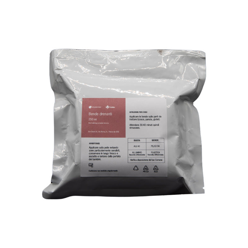 Bende saline Drenanti e Detossinanti VitalmenteBio | Cofanetto con 4 Trattamenti da 250 ml cad.